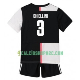 Juventus Giorgio Chiellini 3 Bambino Maglia Prima 2019/2020 Manica Corta (+ Pantaloncini)
